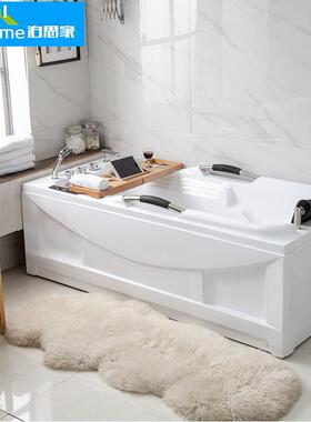 浪榜单加厚免安装自动力恒温加冲按摩双裙亚克热浴缸成人家95582