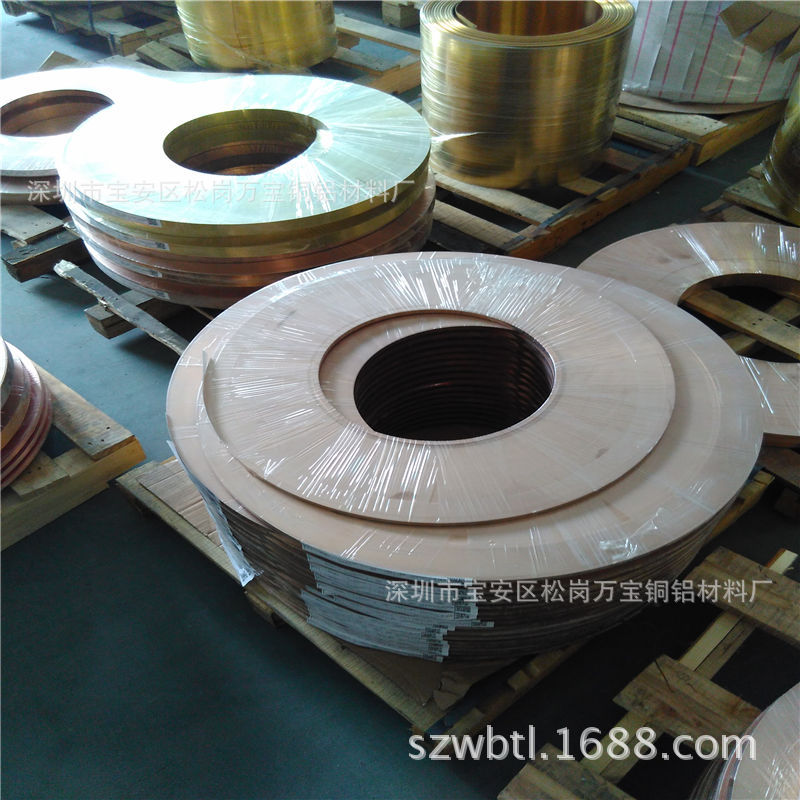 分条剪板QSn6.5-0.1磷铜带镀锡 全硬磷铜带 磷铜片 C5191磷铜箔