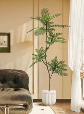 AL101888绿植蓝花楹内假客厅装饰花生仿植物落地室盆栽树