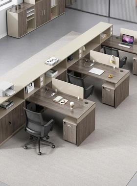 财务桌OMJ-BGZ-职员公桌椅公组合简约现代4/6办人位屏风卡位办室