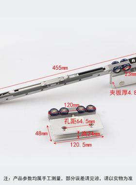 房双向缓冲BLYS-100阻尼门吊轮吊防夹手无框玻璃门吊轮静音移吊滑