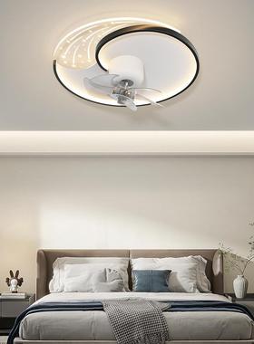 L代ED16995风扇吸顶房灯客卧室厅餐厅书创意房间中山灯饰具现简约