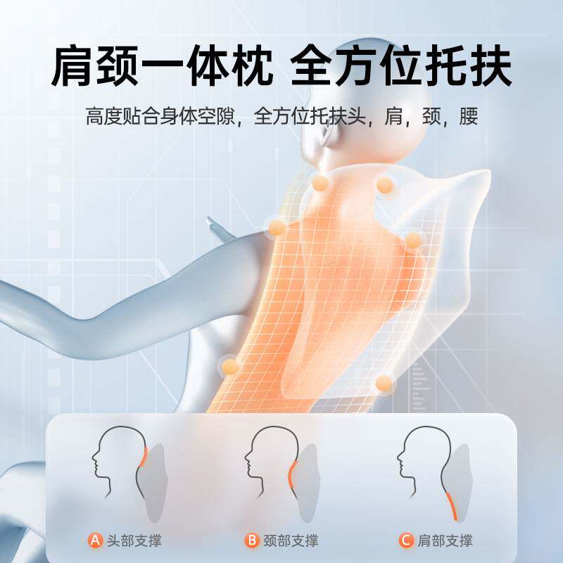 乔氏汽车头枕护颈枕四季通用腰靠背车载运动座椅按摩记忆棉脖子枕