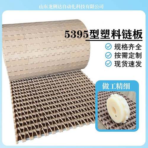 9现货467塑料链板送带果蔬清洗输送线P输P网带535板码垛机专用链