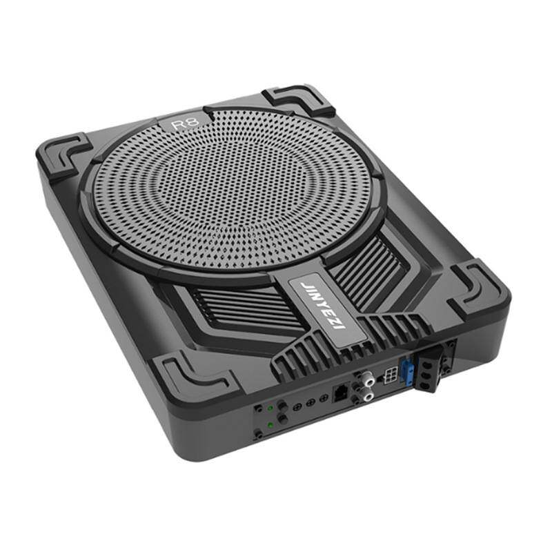 汽车音响重低音炮车载专用有源改装自带功放超薄低音炮座位下