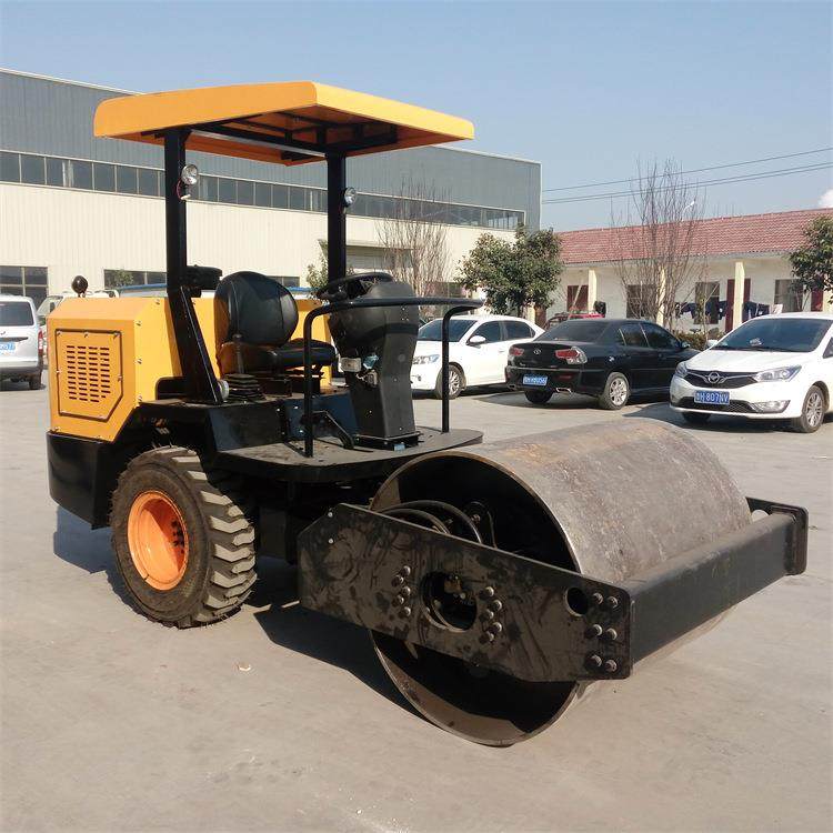 小压路路机0.8吨小压机小型振动3吨4吨座驾908式园花草坪压土机碾