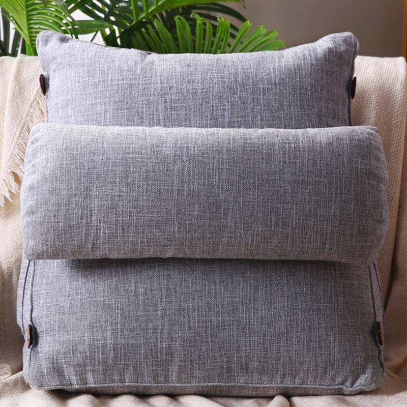 HYusslus棉日麻式家用床头三角靠枕可调节头枕小靠背飘窗拆沙发靠,居家布艺,抱枕被,淘宝优惠券,粉丝福利购,淘宝优惠卷