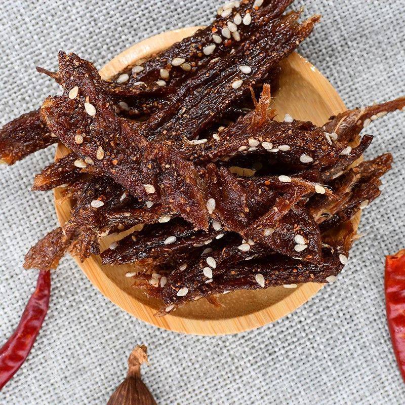 云南特产德宏傣味牛肉干手撕香辣干巴火烤麻辣黄牛肉1斤实惠装