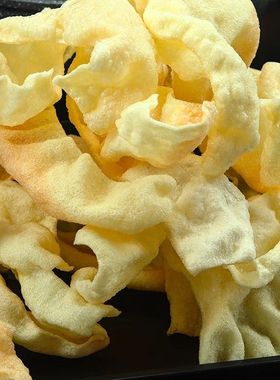 云南傣味休闲食品干豆片豌豆片半成品零食油炸小吃膨化酥脆干栏片