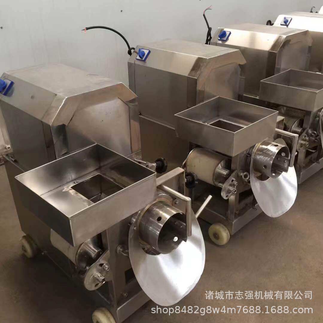 150型全自动鱼肉挤泥机无头鱼去刺机泥鳅采集机鱼丸加工整套设备