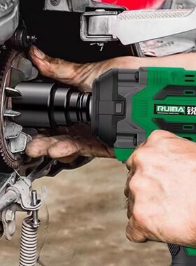 锐霸电动扳手RB-809S锂电池无刷650牛汽修风炮建筑铝模冲击扳手