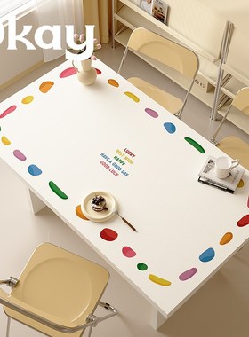 OKAY矿石 方形桌垫皮革餐桌垫pvc百搭家用防水防油耐脏隔热垫桌布