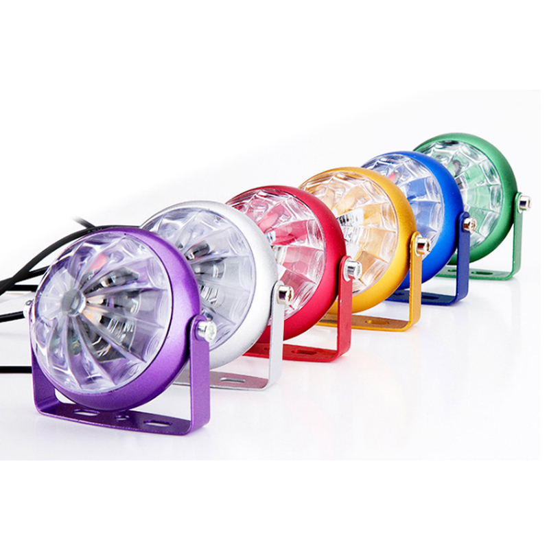 大货车2v底盘灯2伏照地灯LED七彩爆闪灯彩灯尾灯行车灯改装饰