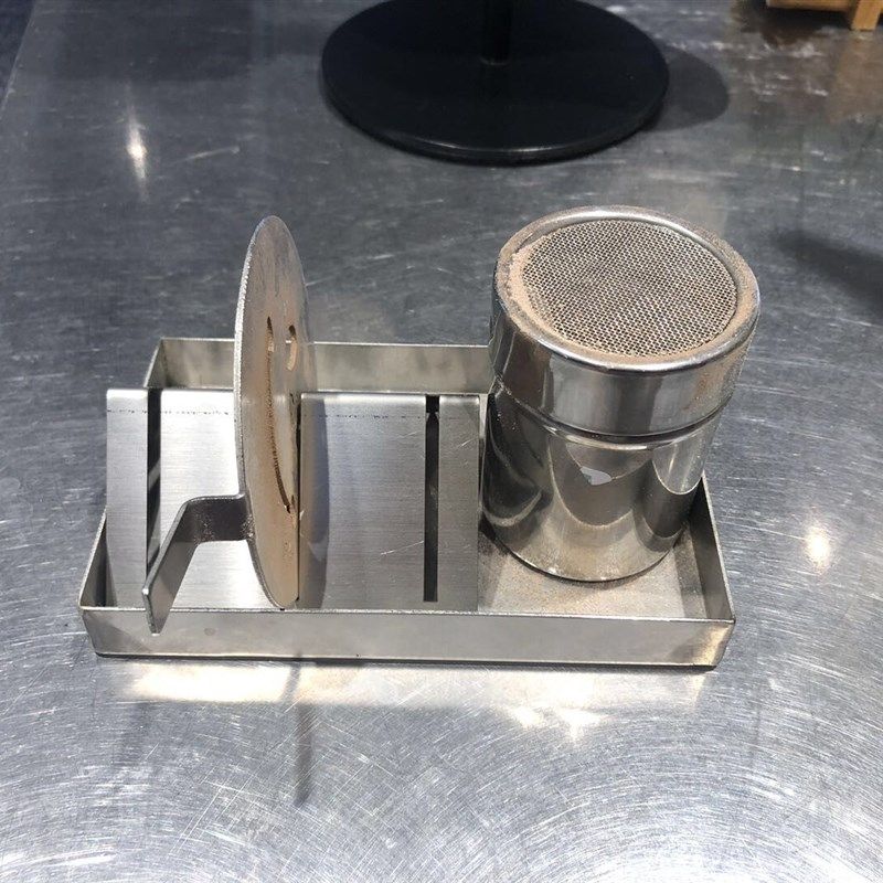 肯德基不锈钢器具可可粉笑脸磨具支架含底座定位小件