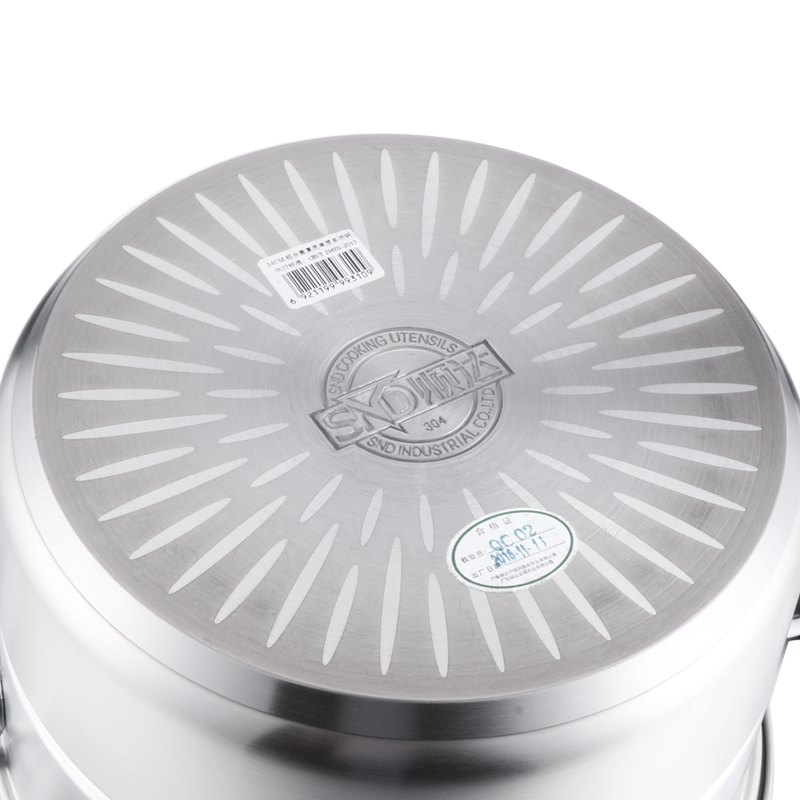 顺达蒸锅30不锈钢家用馒头蒸笼锅复底二层多用蒸煮锅电磁炉燃气