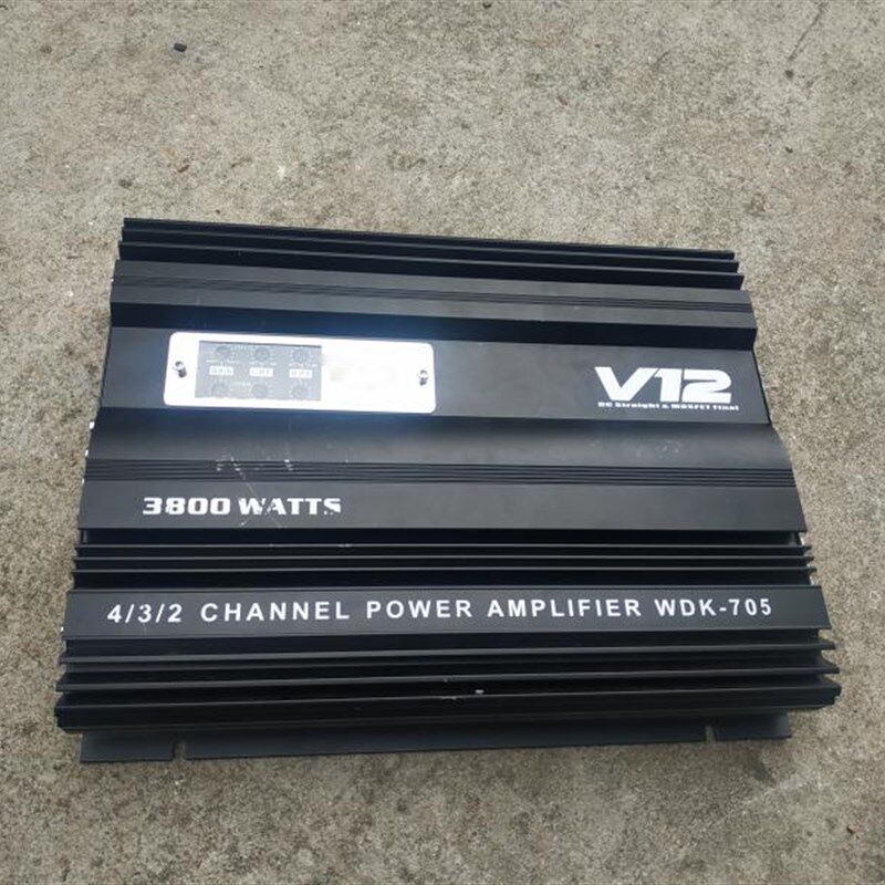 1000W四声道汽车音响功放板4路大功率功放 8只大管汽车车载放大器