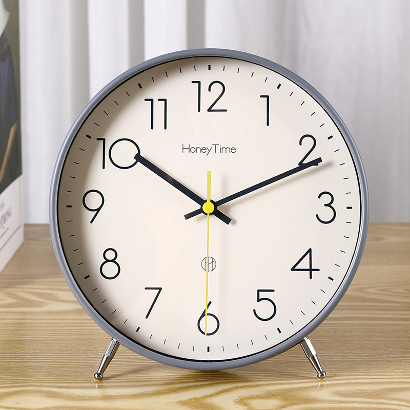 座钟表摆件客厅摆台式家用坐钟桌面时钟学生简约摆放式大台钟摆钟