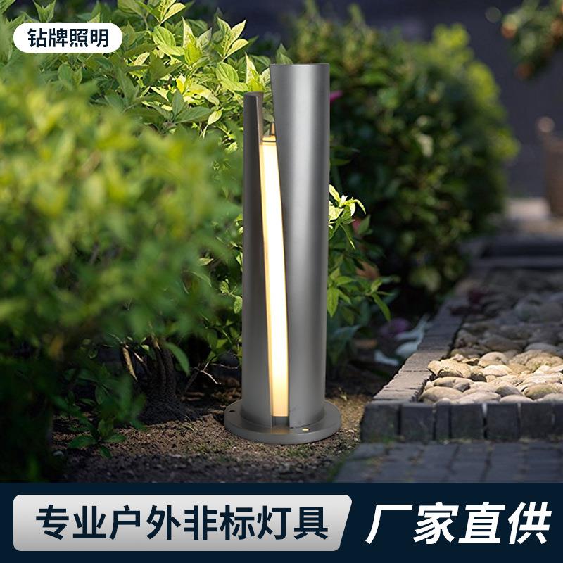 户外太阳能草坪灯简约LED防水小区花园别墅公园草地装饰景观灯