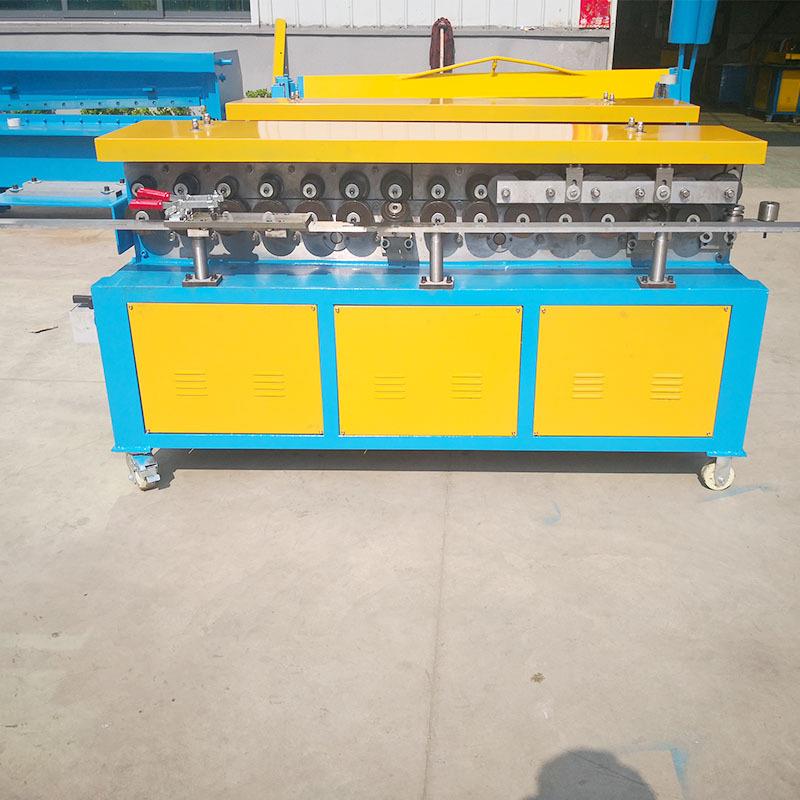 T12型共板法兰勾型机 通风管道矩形法兰机 镀锌板风管法兰成型机