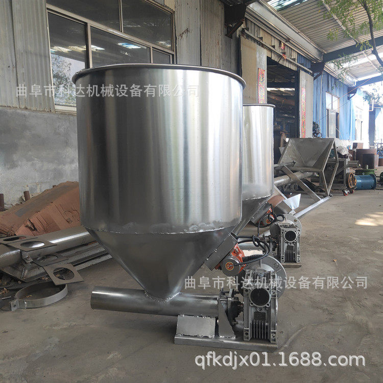 圆管耐磨式提粮机倾斜灌袋玉米螺旋提升机小型U型输送机喂料机