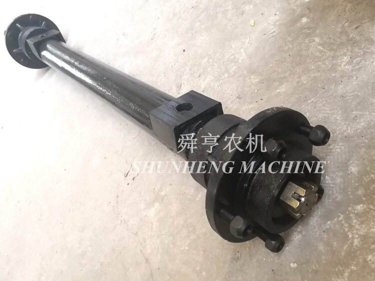 1吨2吨拖斗手扶拖斗车轴小型拖斗中型拖车斗车轴钢圈减震板