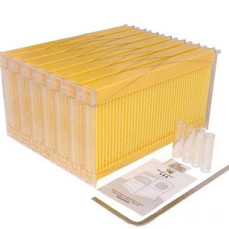 自动取蜜 七框自流蜜箱蜜蜂脾 塑料自流蜜巢格蜂蜜 巢框蜂箱