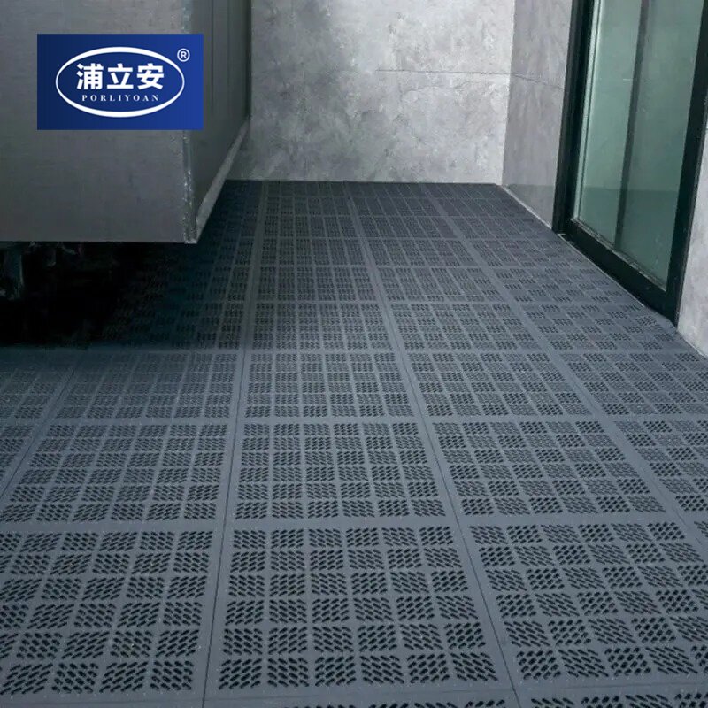 浦立安酒店商场卫生间商用地垫防滑垫洗手间游泳馆疏水镂空拼接垫