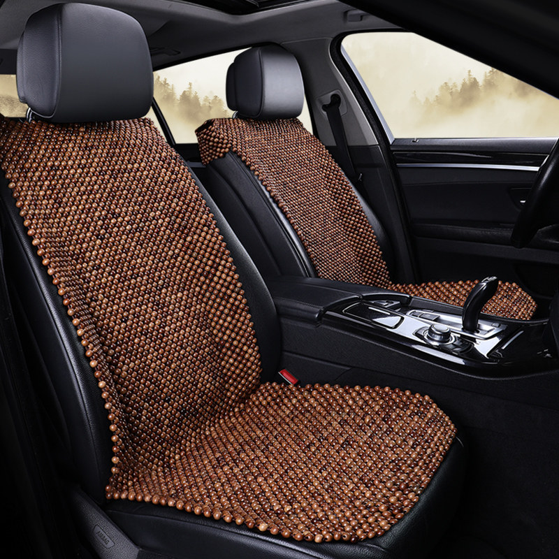 汽车座椅垫木珠实木车垫坐垫夏季凉垫按摩垫香樟木坐垫椅垫透气