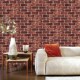 砖块壁纸 复古中式 工业风3D红砖砖纹墙纸 书房茶室饭店理发店墙裙