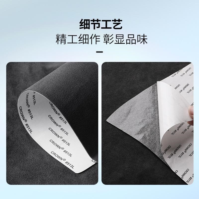 适用款极氪7X车门防踢垫专用翻毛皮门板防护垫内饰保护贴改装件