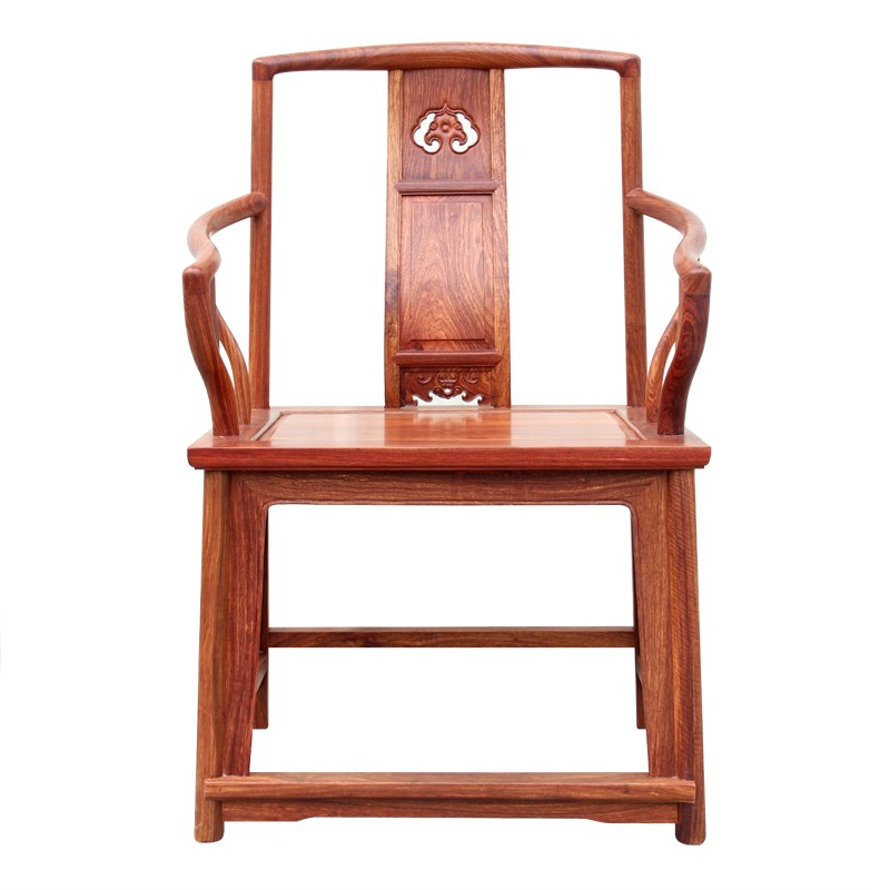 红木明式南宫官帽椅三件刺猬紫檀休闲电脑椅花梨木实木扶手圈椅