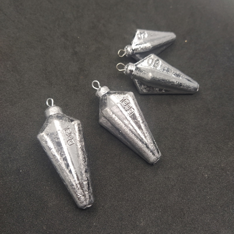 四角杨桃铅坠沙滩远投抗急流防走水翻滚海钓挂铅海竿铅坨钓鱼配件