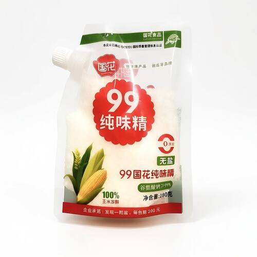 国花99纯味精无盐调味料家用袋装纯正味精