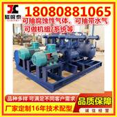 2SK水环真空泵机组罗茨真空泵30M3 Min真空机组真空系统水环机组