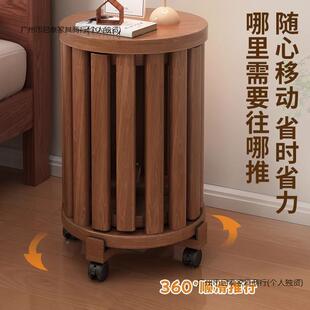 实木凳子茶家用K矮凳可叠放吃圆凳现代饭登叠子餐几桌凳新中式叠