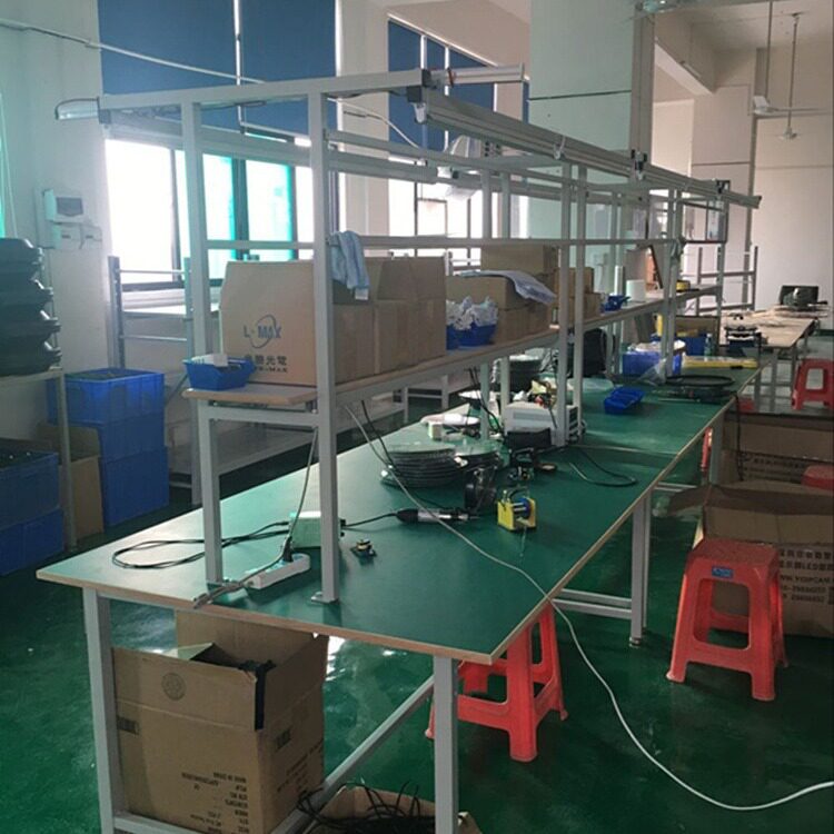 防静电双面工作台流水线 拉线操作台 不锈钢打包台工作台