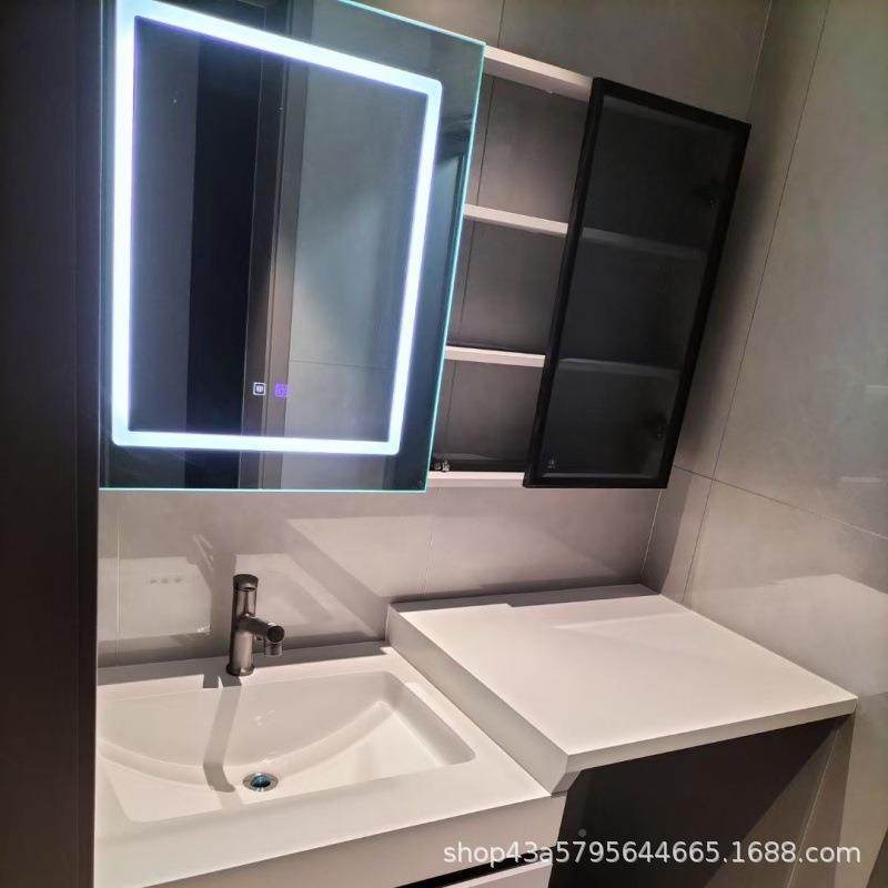 卫方形智能镜室镜led发光触摸屏挂墙生洗间手间除874雾感应化妆浴