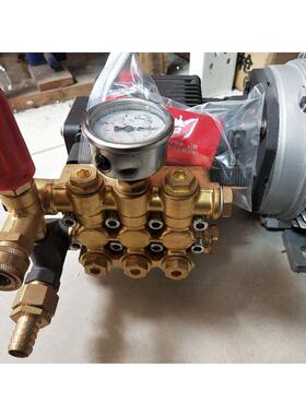 熊猫高清洗机机加泵头组陶合商用洗车机220V3电80846压V增压瓷柱