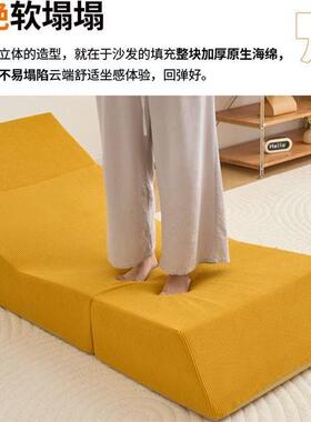 家用懒人沙发室可躺可睡女折叠小户型躺椅客厅205新135款生卧单人