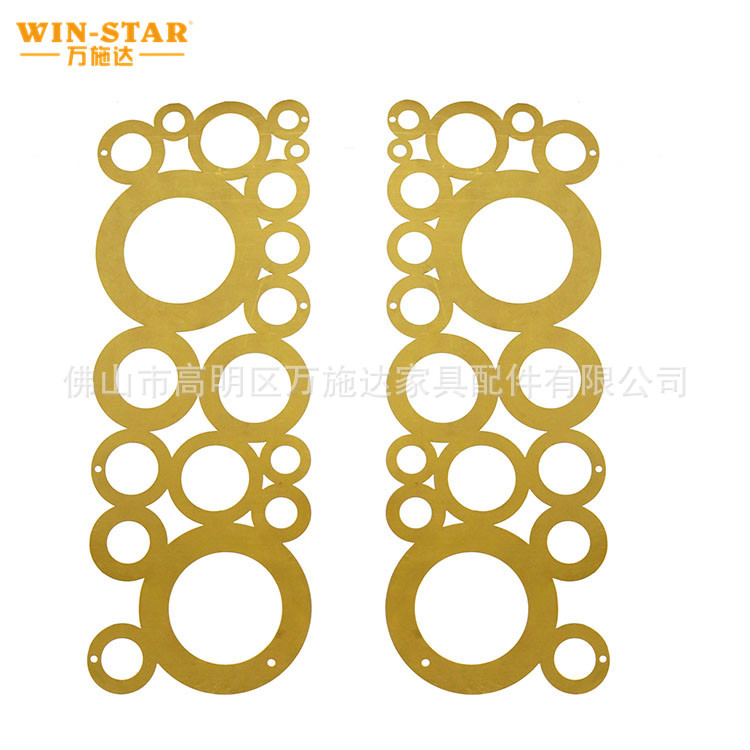 WINSTAR不锈钢金色沙发扶手配件