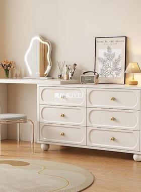 古法2式复梳妆IRN台斗柜小户型卧纳室床尾化妆桌妆台一体收柜205