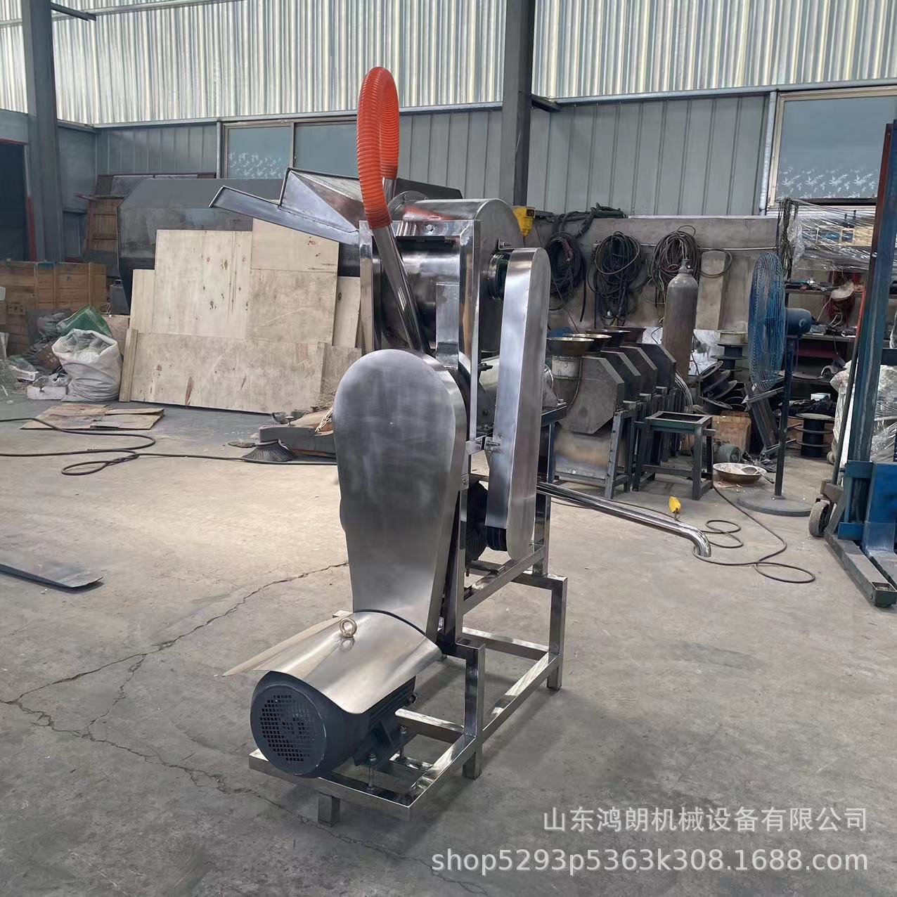 木瓜粉碎榨汁机 柑橘压榨脱汁机 304不锈钢材质挤压出汁机