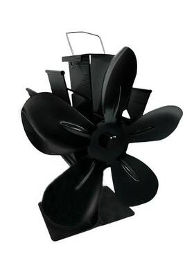 XF449壁炉风扇金刚5扇叶2025年新款热动力风扇Stove fan厂家跨境