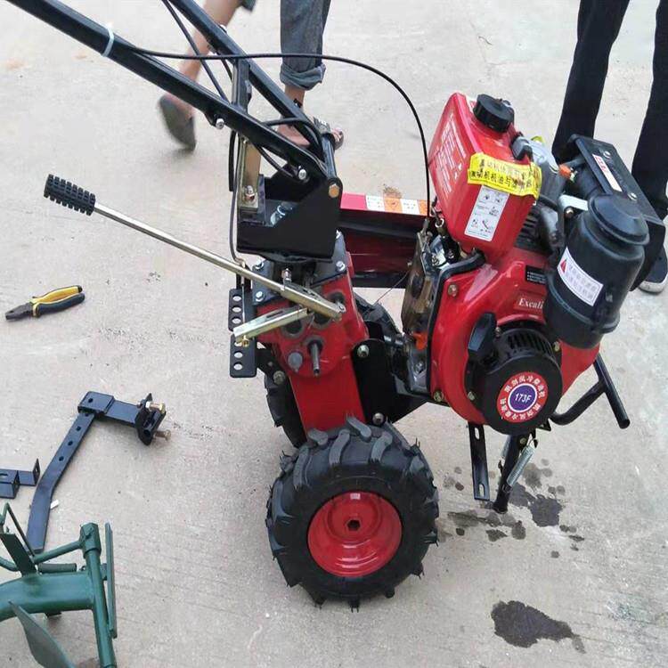 开多功能打田犁地翻微机SZR手扶式汽耕油柴地油动力旋耕机沟起垄