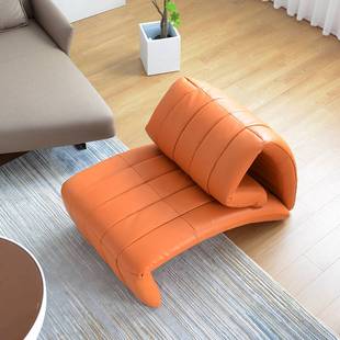 意式沙发椅巴塞罗那躺椅卧室拳头椅单椅沙发轻奢高端阳台休闲单椅