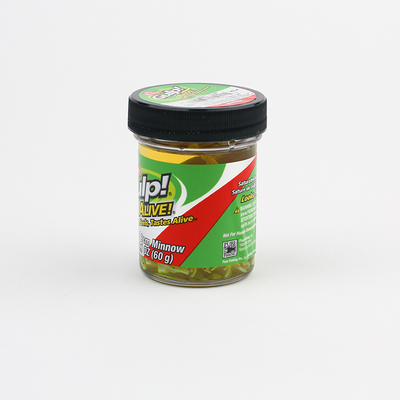 贝克力Berkley瓶装叉尾软饵3厘米假饵路亚黑坑钓鱼诱鱼太阳鱼根钓