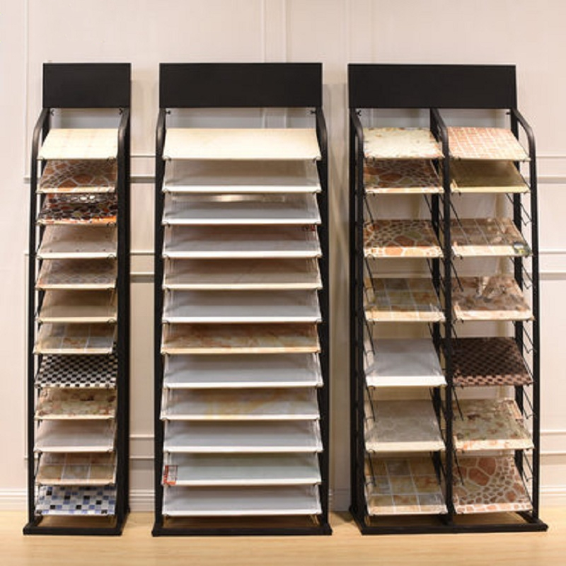 瓷砖落地式样品展示架地砖实木地板扣板石材色板架集成吊顶橱柜门