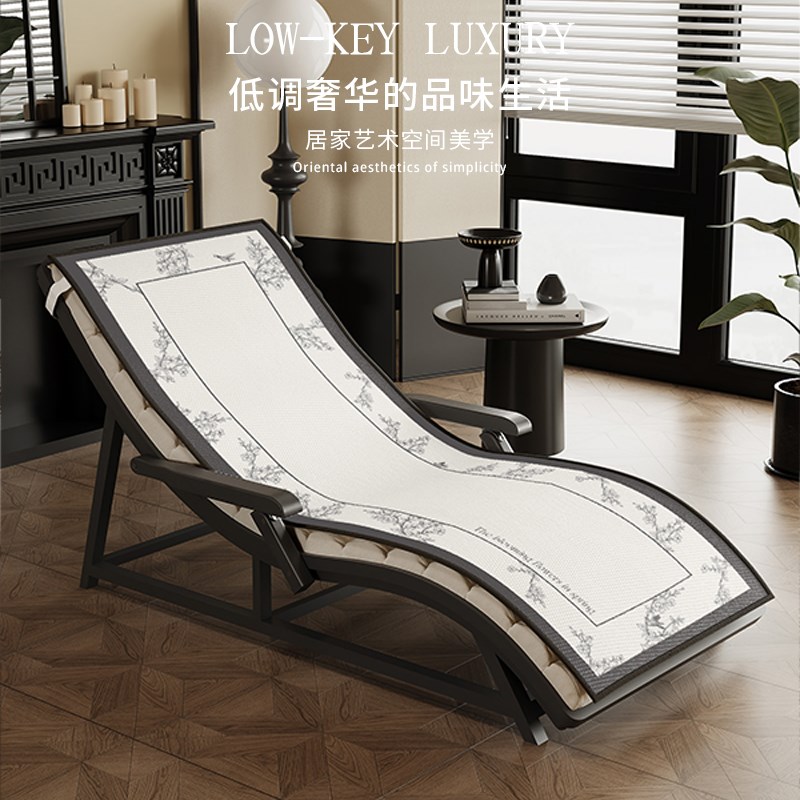 夏季冰丝躺椅垫夏季电脑椅凉感靠垫办公室午休冰垫摇椅凉席坐垫子