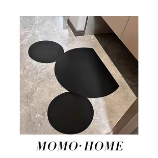 MOMO 异形卫生间门口吸水地垫家用硅藻泥浴室防滑垫子厕所入户