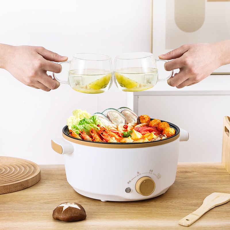 多功能家用电煮蒸锅火锅炒锅一体不粘锅新品电锅学生宿舍小电锅